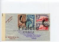1945 GIBRALTAR/USA KGVI/AIR/CENSOR