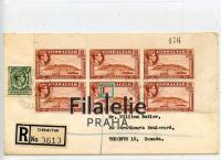 1953 GIBRALTAR/CANADA KGVI/REG 2SCAN
