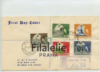 1954 BASUTOLAND FDC/REGIST. QEII 2SCAN