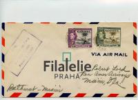 1942 GAMBIA FirstFlight KGVI 2SCAN