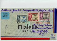 1941 GAMBIA FirstFlight KGVI 2SCAN