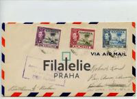 1942 GAMBIA FirstFlight KGVI 2SCAN