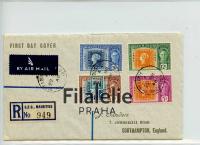 1948 MAURITIUS KGVI/FDC/REGIST.