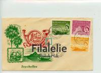 1954 SEYCHELLES FDC/QEII