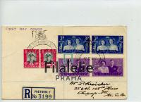 1947 SOUTH AFRICA FDC/KGVI/REGIST. 2SCAN