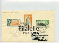 1954 BARBADOS QEII/FDC