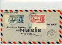 1946 DOMINICA FDC/KGVI 2SCAN