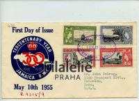 1955 JAMAICA FDC/QEIIREGIST. 2SCAN