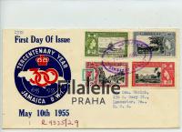 1955 JAMAICA FDC/QEII/REGIST. 2SCAN