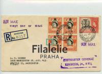 1956 JAMAICA FDC/QEII/REGIST. 2SCAN