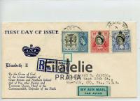 1956 JAMAICA FDC/QEII/REGIST. 2SCAN