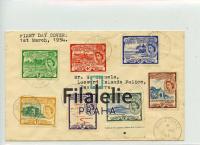 1954 ST.KITTS FDC/QEII