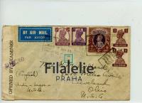 1944 INDIA KGVI/CENSOR 2SCAN