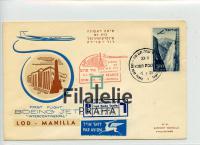 1961 ISRAEL FirstFlight/REGIST. 2SCAN