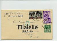 1948 BMA/MALAYA FDC/KGVI 2SCAN