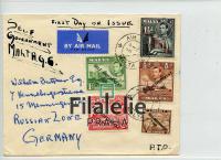 1948 MALTA FDC/KGVI 2SCAN