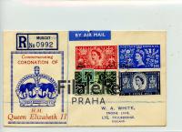 1953 GB/OMAN FDC/QEII/REGIST.