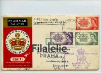 1953 AUATRALIA FDC/QEII 2SCAN