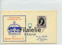 1954 FALKLAND DEP. FDC/QEII