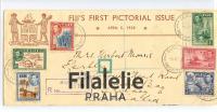 1938 FIJI FDC/KGVI/REGIST. 2SCAN