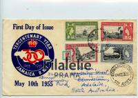 1955 JAMAICA FDC/QEII