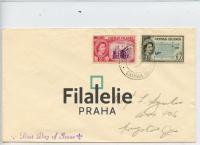 1954 CAYMAN ISLAND QEII/FDC