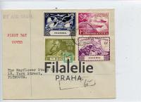 1949 NIGERIA/US FDC/UPU/REGIST. 2SCAN