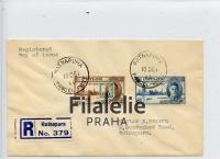 1946 CEYLON KGVI/FDC/REGIST. 