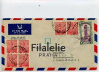 1950 INDIA/CZECHOSLOVAKIA REGIST. 2SCAN