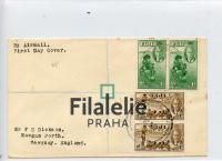 1953 FIJI/ENGLAND KGVI/FDC