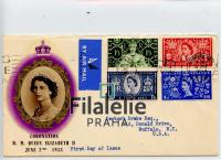 1953 GB/US QEII/FDC/REGIST. 2SCAN