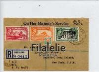 1953 GIBRALTAR/US KGVI/REGIST. 2SCAN