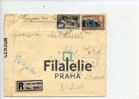 1941 CEYLON/US KGVI/CENSOR/REGIST. 2SCAN