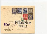 1937 BOLIVIA/CZECHOSLOVAKIA REGIST. 2SCAN