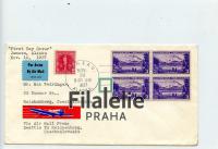 1937 US/CZECH FDC/AIR