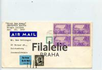 1937 US/CZECH FDC/AIR 2SCAN