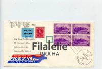 1937 US/CZECH FDC/AIR 2SCAN