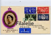 1953 BAHRAIN/US FDC/QEII