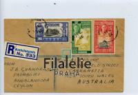 1948 CEYLON/AUSTRALIA KGVI/REGIST. 2SCAN