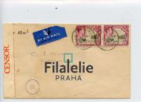 1943 JAMAICA/US KGVI/CENSOR
