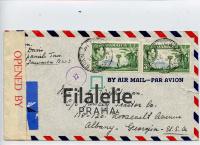 1943 JAMAICA/US KGVI/CENSOR 2SCAN