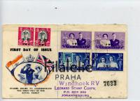 1947 SWA FDC/REGIST. 2SCAN