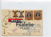 1945 INDIA/US KGVI/CENSOR