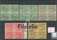 1921 ST.KITTS 24/5+7+9(4Bl) KGV/MNH