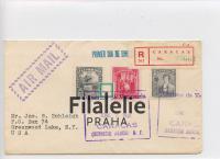 1948 VENEZUELA/US FDC/REGIST. 2SCAN