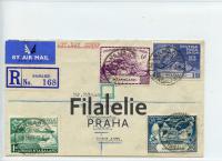 1949 NYASALAND/ENGLAND FDC/REGIST/AIR 2SCAN