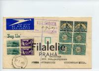 1948 SOUTH AFRICA/CZECH KGVI/REGIST/FDC 2SCAN