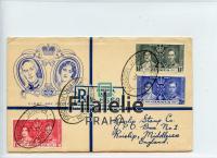 1937 JAMAICA/ENGLAND FDC/KGVI/REGIST 2SCAN