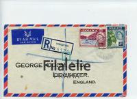 1960 JAMAICA/ENGLAND QEII/REGIST 2SCAN