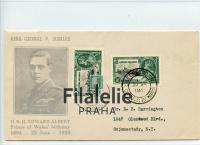 1935 CAYMAN/US FDC/KGV/CASHET